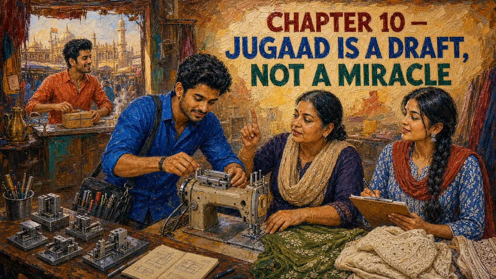 JUGAAD IS A DRAFT, NOT A MIRACLE