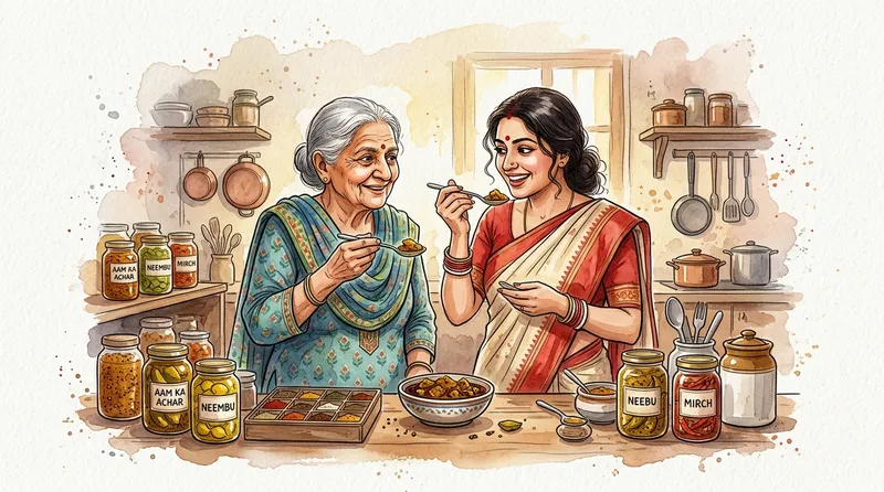 Achar, Mustard Oil Aur Do Dilon Ka Tadka