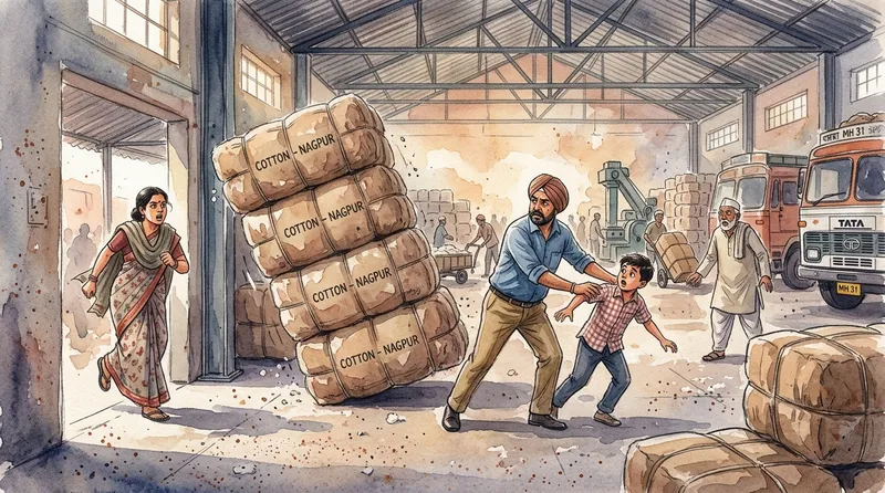 Cotton Market Ka Scene