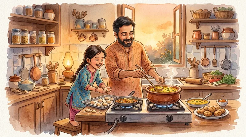 Dal-Baati, Drama Aur Papa Ka Theek Hai