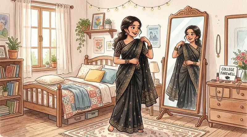 Farewell Ka Outfit Aur Baaki Sab