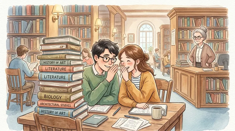 **Library Ke Whispering Walls**