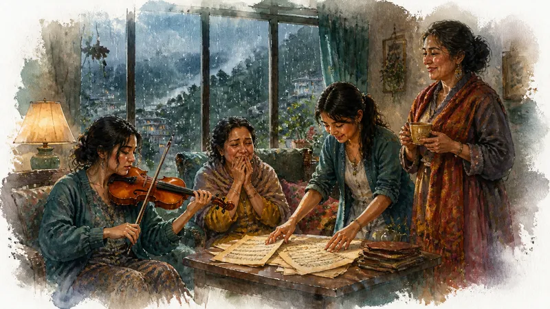 Rainy Lane Violin Notes Aur Marry Aunty Ka Full Time Interference