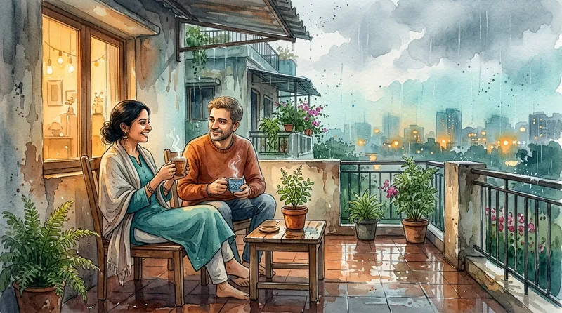 Terrace Ki Chai Do Akeli Raaten