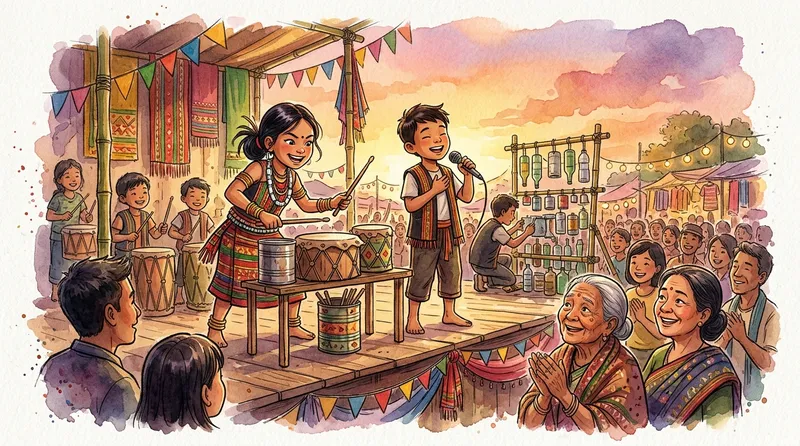 **Tia aur Meren ki Drumline**